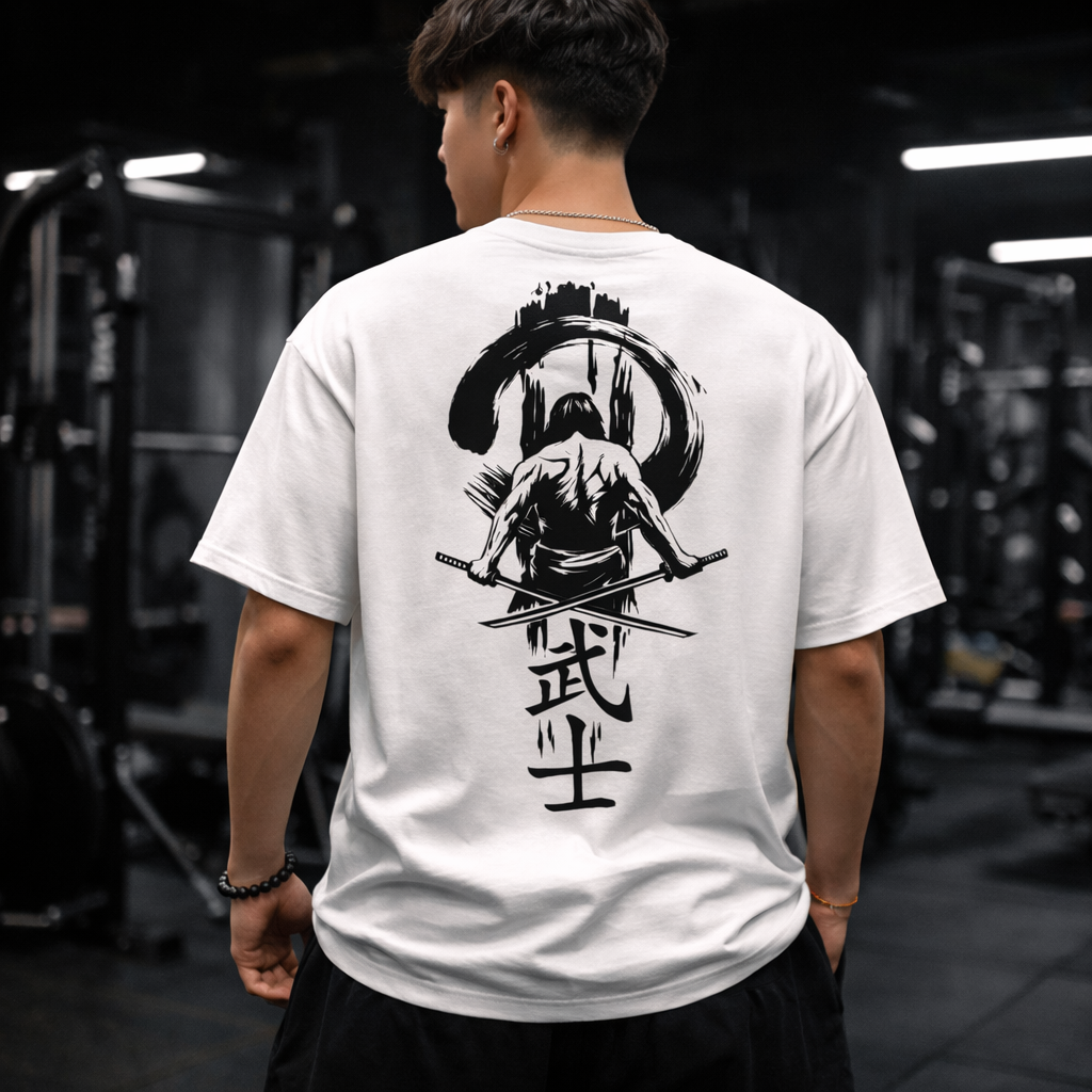 Shadow Ronin (Backprint) - Streetwear Oversized T-Shirt